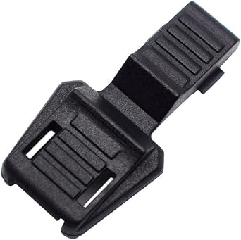 25 Pack Black Zipper Pulls Cord Ends Plastic Zipcords Stopper for Paracord/Mini Bag Straps/Shoes Lace