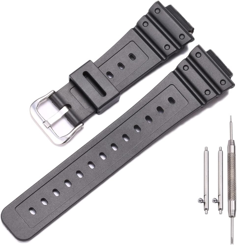 Harz Armband Kompatibel mit Caiso g Schock GA2100 GA-2110 Herren Gummi Sport Wasserdichte Armband Uhrenarmband Zubehr