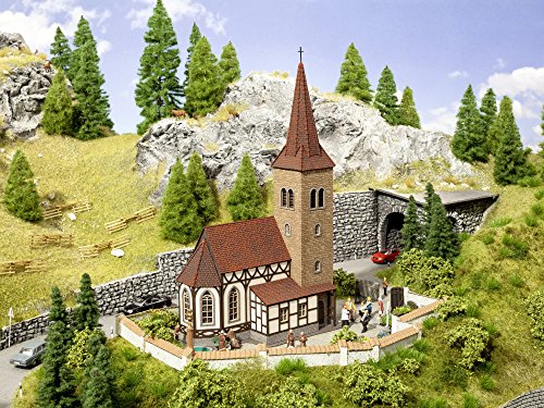Église St Georg Noch 63906 avec micro son de cloches pour modélisme ferroviaire et paysage