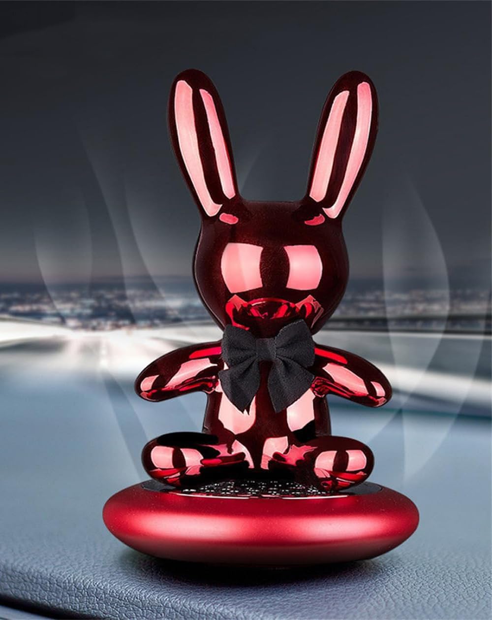 Rhyhorn Auto Perfume Car Outlet Aromatherapy Light Perfume Rabbit Car Interior Decoration Supplies Decoration Aromatherapy Car Air Conditioning Outlet Decoration (RED-CHARM)