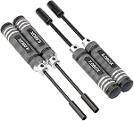 4PCS RC Outils de réparation Pilotes en écrou 4.0 5.5 7.0 8.0mm Jeu de tournevis Hex pour RC Modèles Avion de bateau de voiture