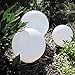 Produktbild 3x LED-Solar-Garten-Kugel-Leuchte-Lampe OLA mit Erdspieß, D: 20+25+30 cm, IP44, Boden-Wege-Terrassen-Rasen-Treppen-Balkon-Pool-Mauer-Dekorations-Leuchte-Lampe