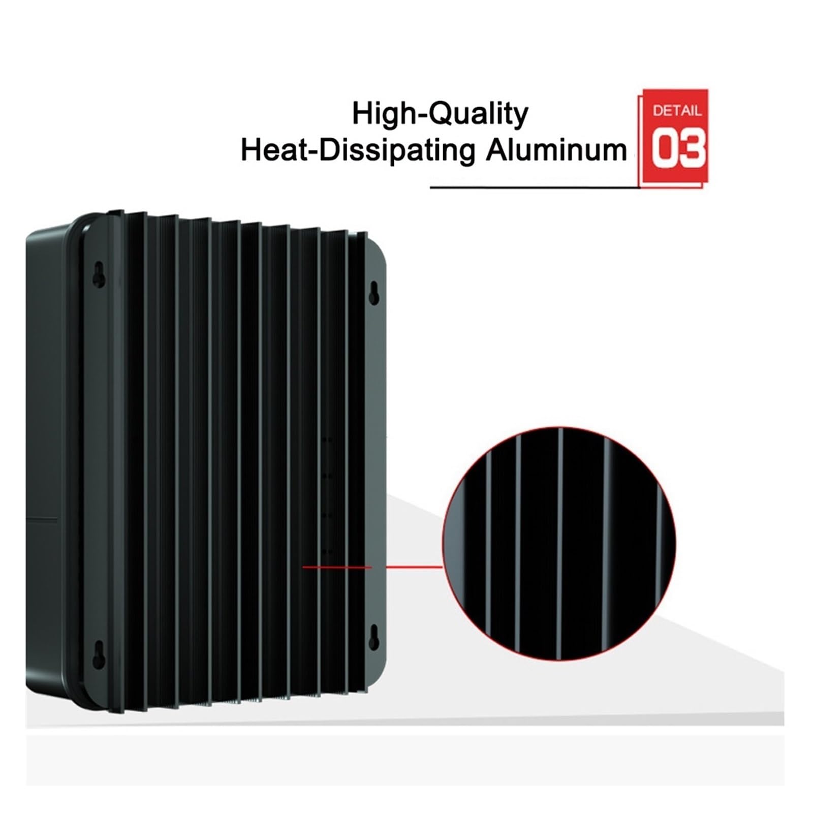 Regolatore di carica solare, Regolatore di carica solare automatico MPPT 12V 24V 10A/20A/30A/40A/50A/60A fotovoltaico intelligente(10A)