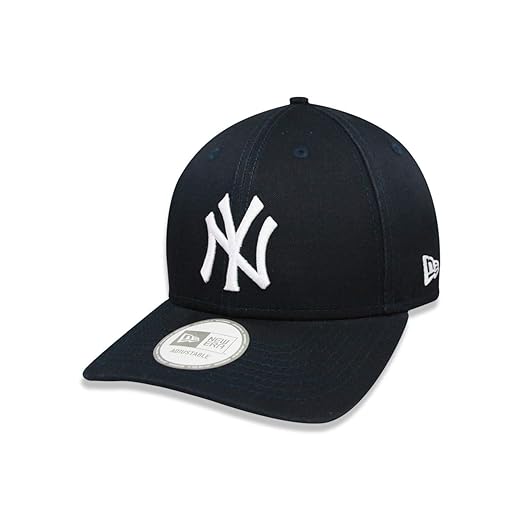 BONE 9FORTY MLB NEW YORK YANKEES ABA CURVA AZUL MARINHO ABA CURVA SNAPBACK MARINHO New Era
