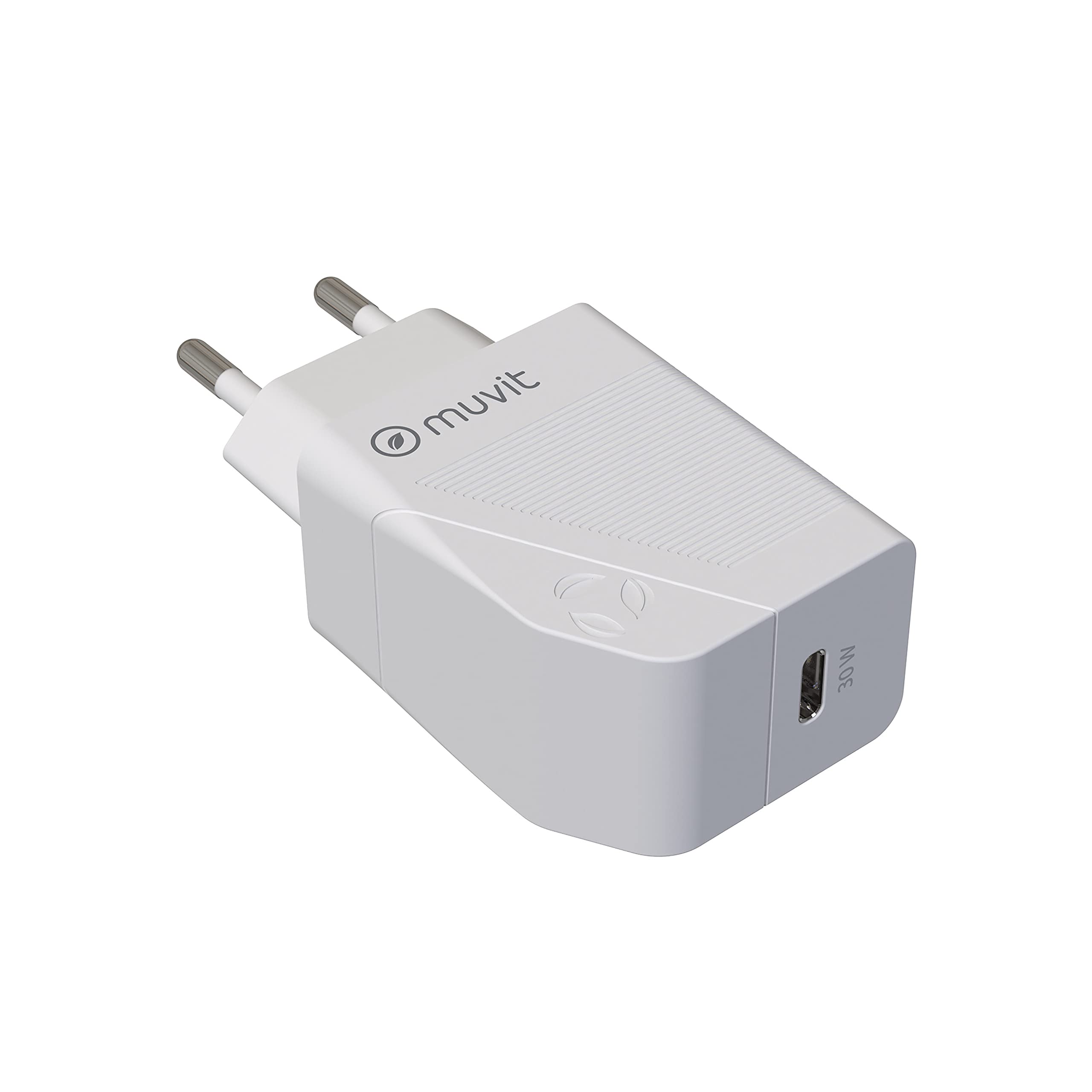 Cargador de Pared Muvit For Change MCACC0014/ 1xUSB Tipo-C/ 30W