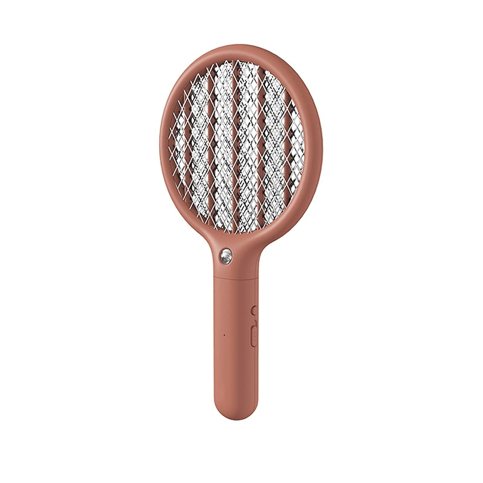 Raquette anti-moustique électrique MU rechargeable USB rouge à 5 couches de sécurité