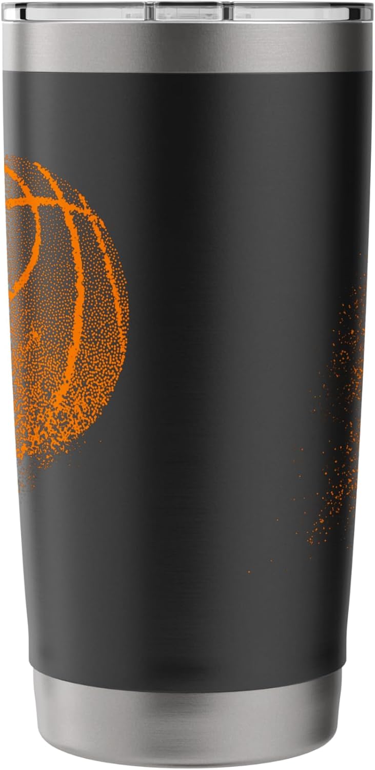 Basketball Player - Sports Lover Ball Game Stainless Steel Insulated Tumbler - Image 2