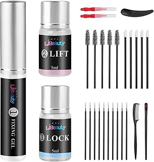 Libeauty Brow Lamination Kit, Mini Eyebrow Lifting Kit 3 Minutes Lasts up to 8 Weeks Salon or Home Use No Sodium Bromate Brow Lift Kit for Fuller and Voluminous Brow (MINI Brow lift 5ml)