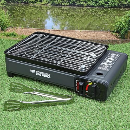 Portable Camping Stove & BBQ Grill – Butane/LPG Tabletop Gas Cooker for Camping, Caravans, Fishing, Picnics & Emergency Cooking, with Carry Case - Indoor/Outdoor use - Image 5