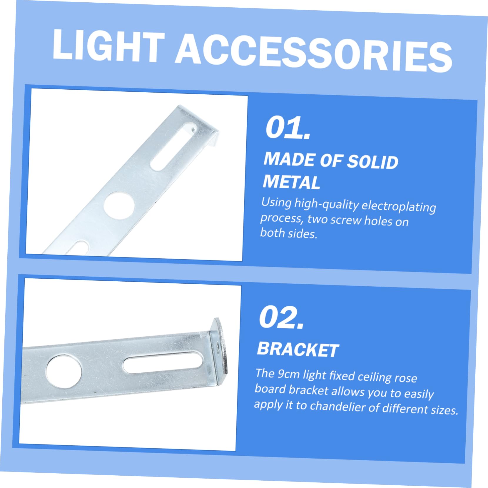 Holibanna 1set Ceiling Light Mounting Bracket Iron Rack for Chandelier Lighting Fixtures and Lightweight Design for Home Use and Easy to Install