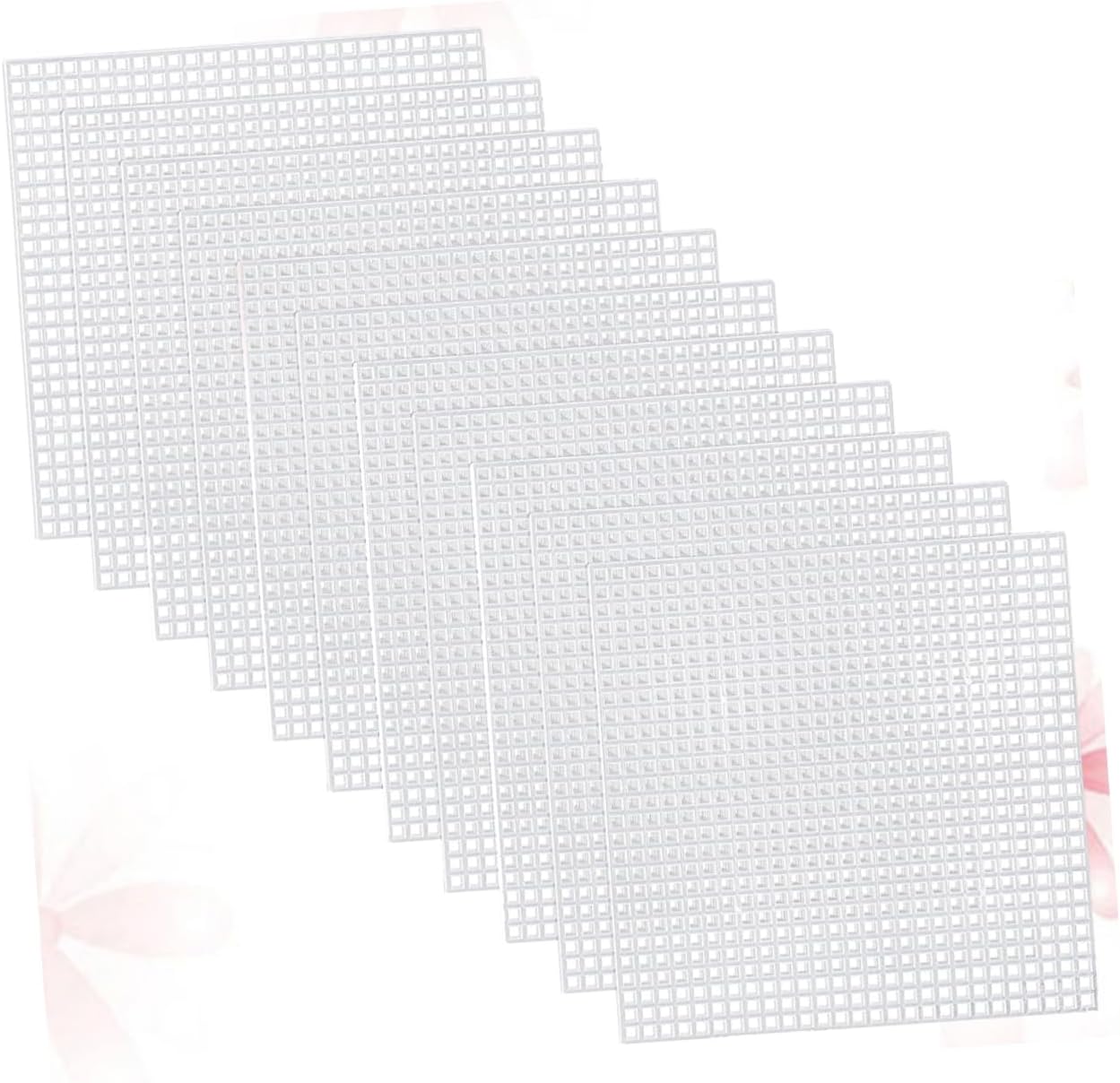 STOBOK 90pcs Cross- Mesh Plastic Canvas Sheets for Embroidery Crafting and Crochet Projects for and Sewing Accessories