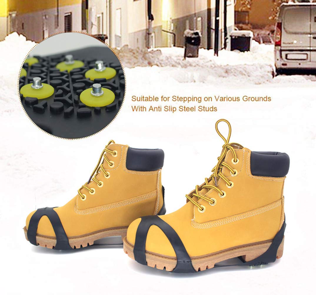 Lot de 100 crampons de rechange antidérapants pour l'hiver et la randonnée