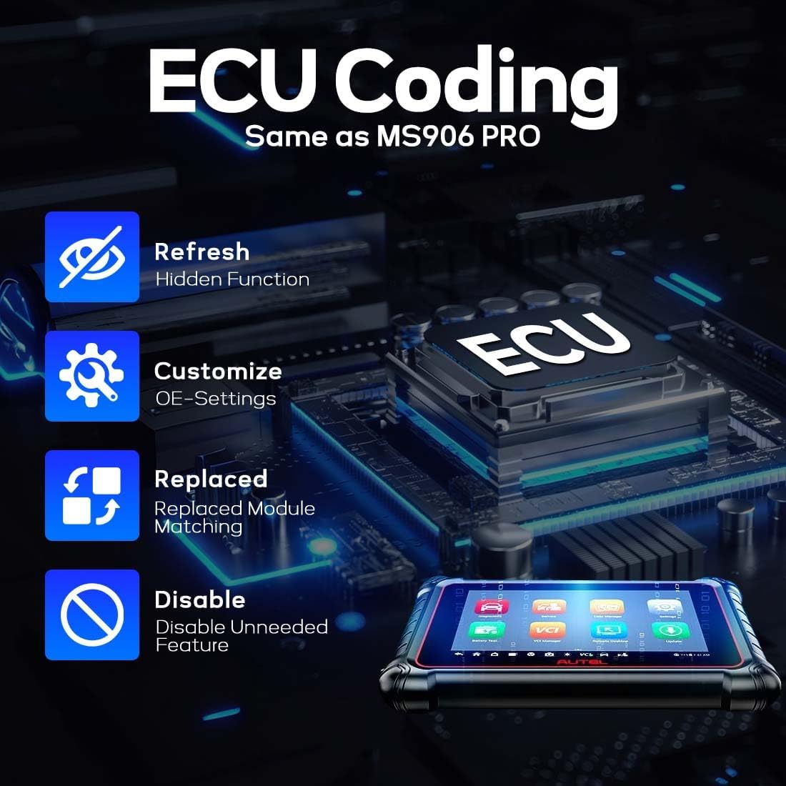 Autel Scanner MP900Z-BT 2026: Bidirectional OBD2 Scanner with ECU Coding & 40+ Services, Upgraded of MP900/MP900E, Wireless VCI150, DoIP/CAN FD, All-System Diagnostic Tool, Alternative to MS906 Pro