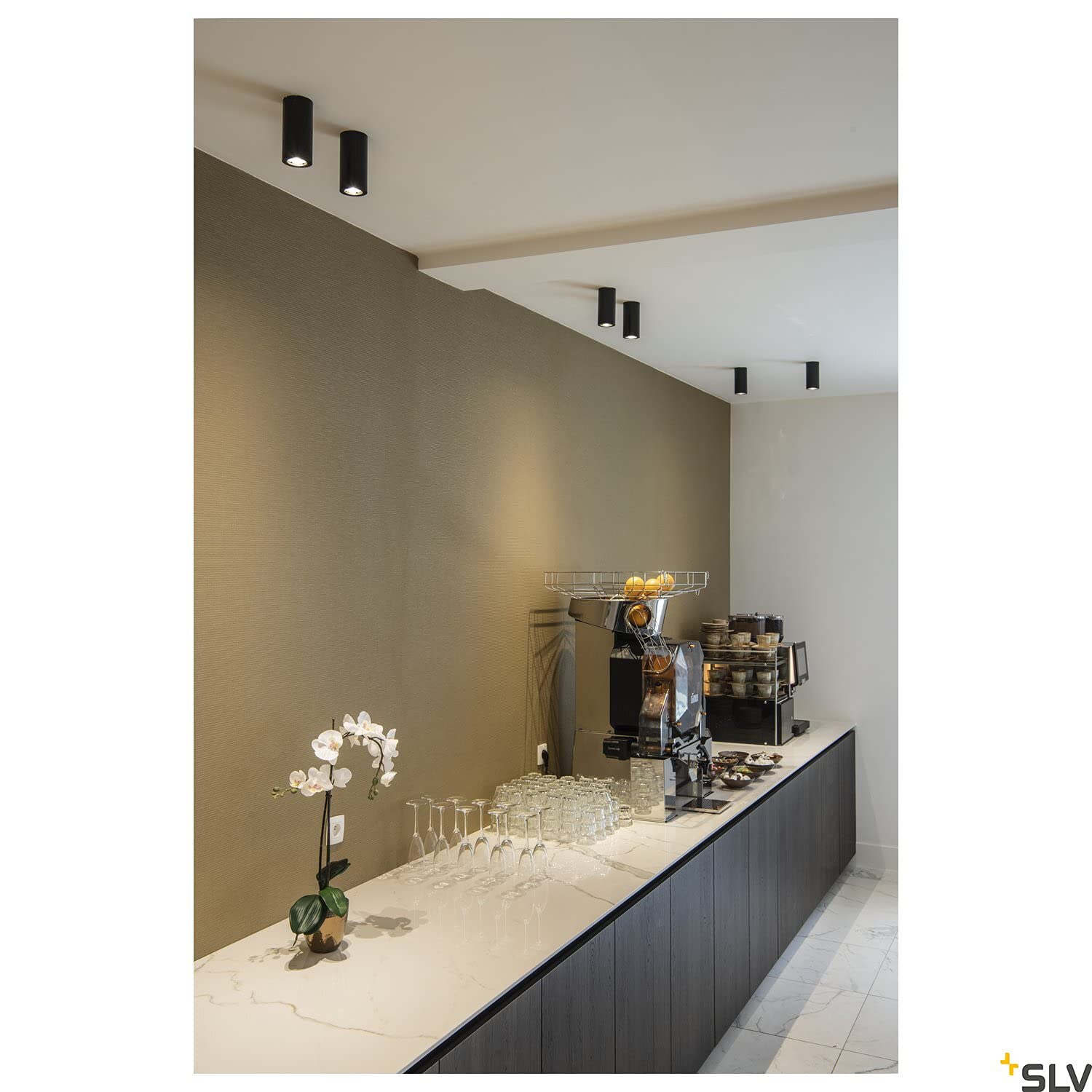 SLV 1003426 | ENOLA ROUND S, Outdoor LED Surface-mounted Ceiling Light Anthracite Cct 3000 4000k