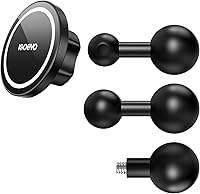 Vista 13 de Adaptador de bola de tamaño B de 1 pulgada a tornillo de 1/4"-20 – Convertidor de montaje de cámara, se adapta a bases de bola estándar de 1