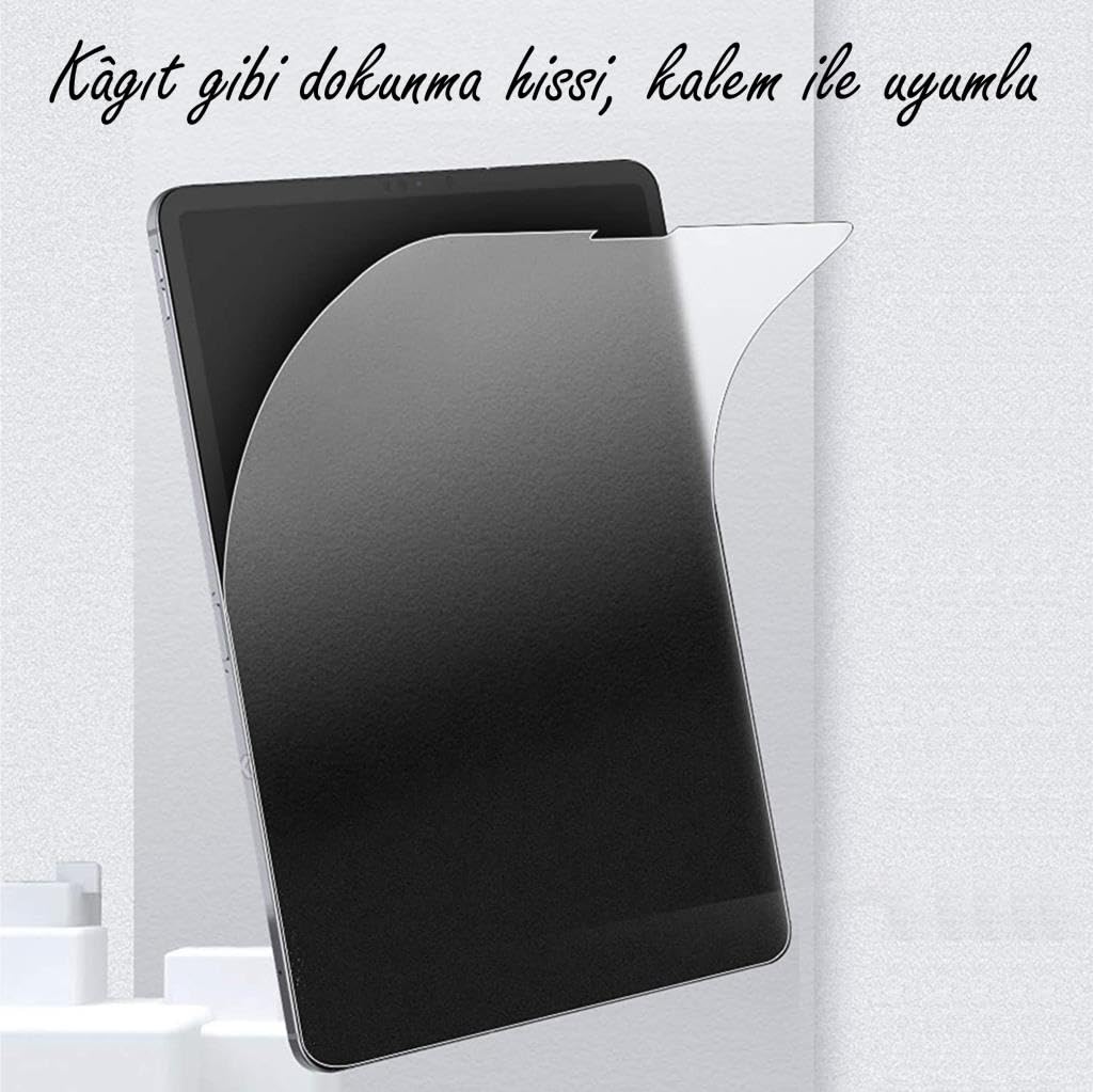 Engo Doogee V Pad 12 İnç İle Uyumlu Paperfeel Ekran Koruyucu Kağıt Hissi Veren Dokulu Mat Yüzey, Tablet Kalem Kullanımı, Not Alma Ve Çizim İçin