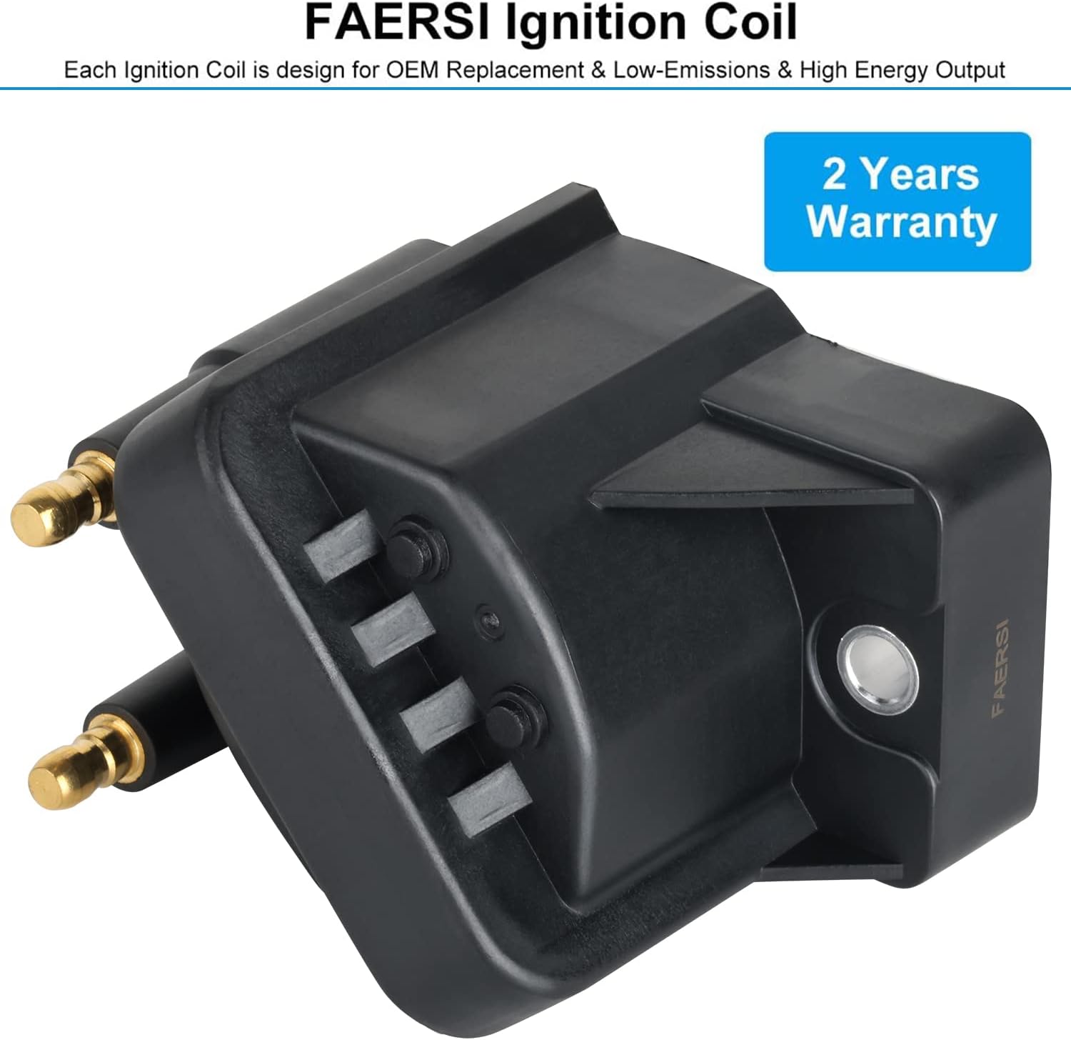 Ignition Coil Pack of 3 Replacement for 3.8L L4 V6 - Buick Lesabre LaCrosse, Chevy Impala Monte Carlo, Pontiac Grand Prix 1991-2008, Replace OE# 10467067 DR39 E530C D555 C849 5C1058