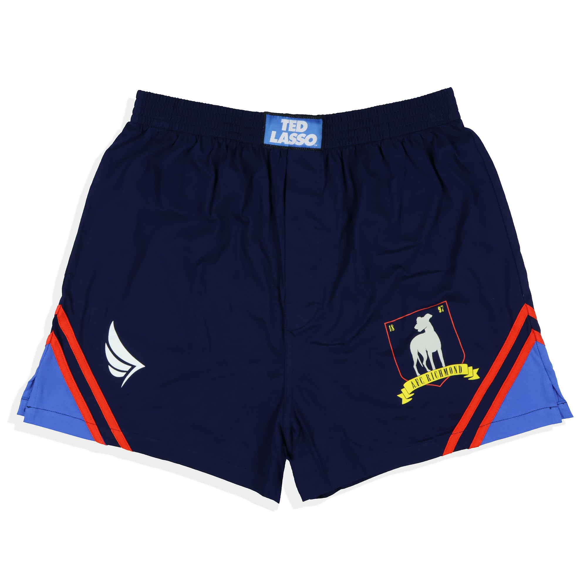 Intimo Men's Multicolored Ted Lasso Boxer Shorts Afc Richmond Soccer Logo Short Adult Underwear, Large