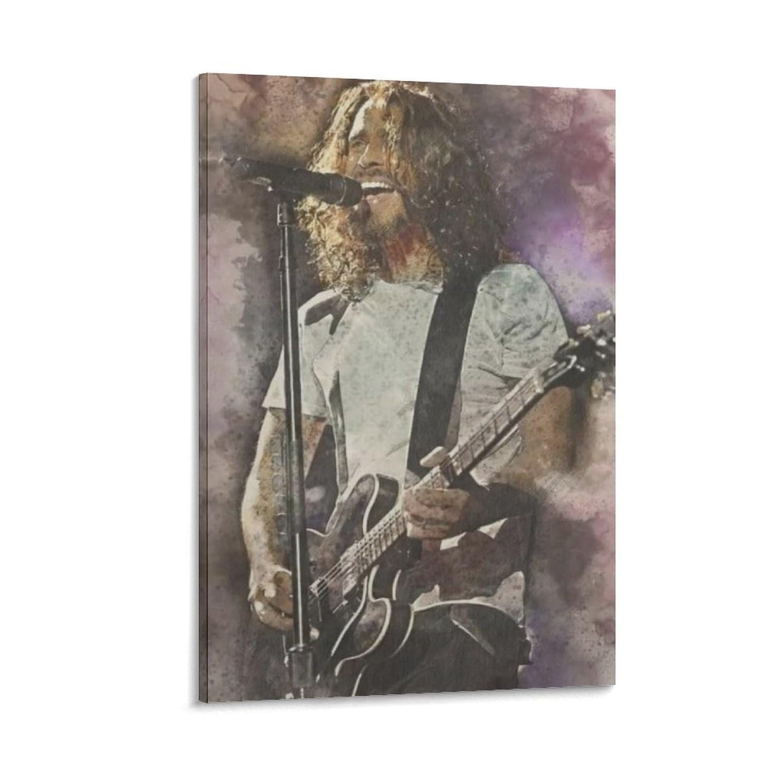 FCOIN Chris Cornell Canvas Poster Poster Cool Artworks Painting Wall Art Canvas Prints Hanging Picture Posters 20x30inch(50x75cm)