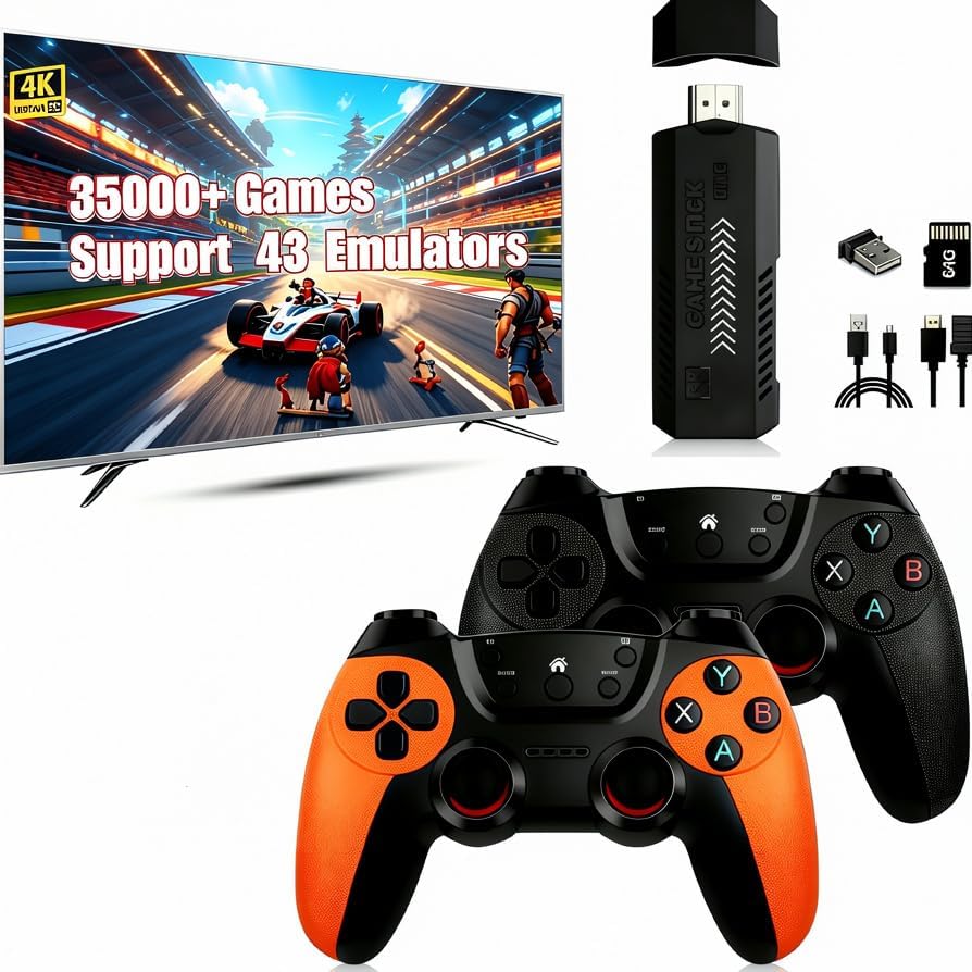 Mldnld Console Retrogaming 4K HDMI console de jeux avec plus de 3...