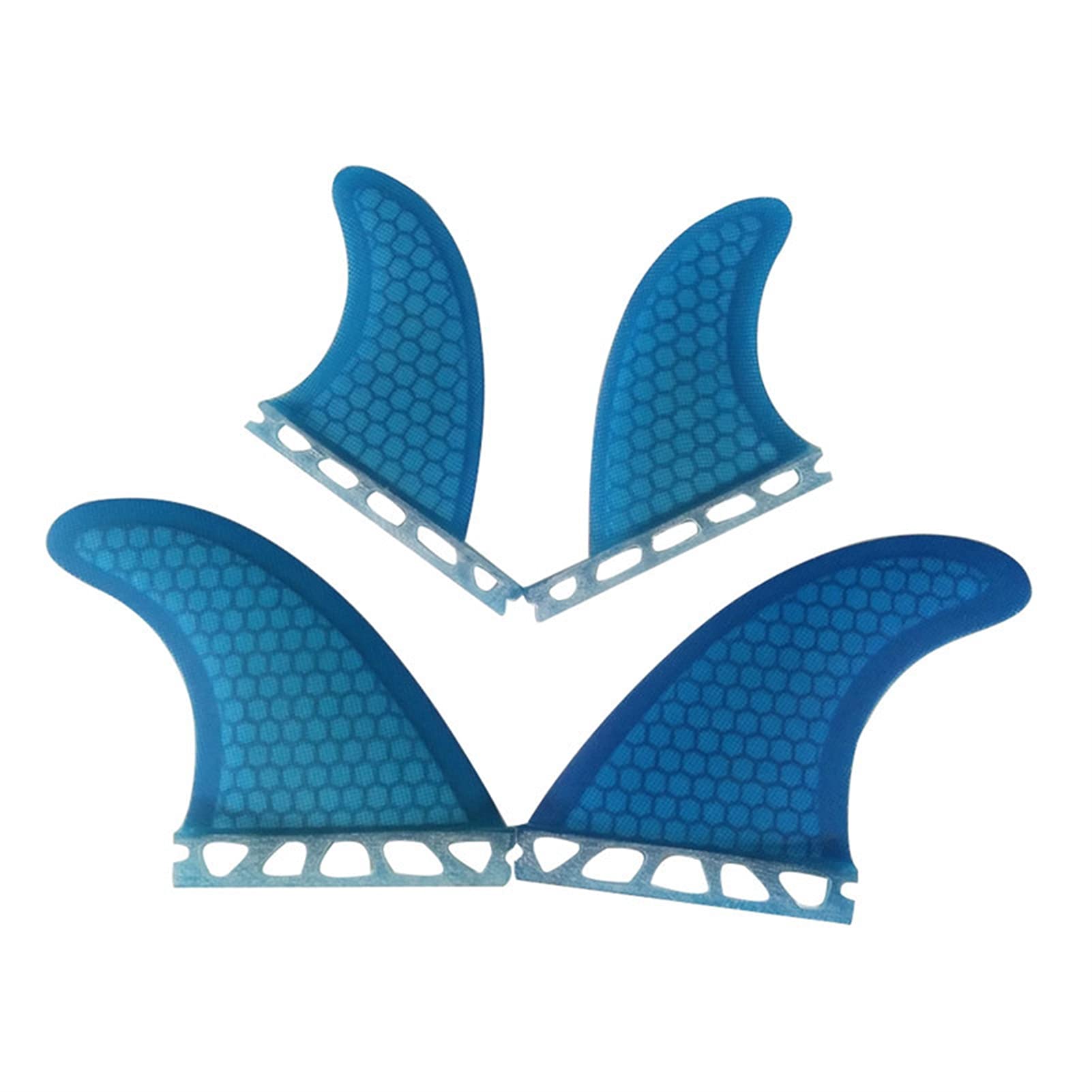 G3 + GL Aleta de tabla de surf FIN FIN FIN FIBERGASS Honeballer Tail Fin Surf Rudder en Surfing,Alta velocidad(Blauw)