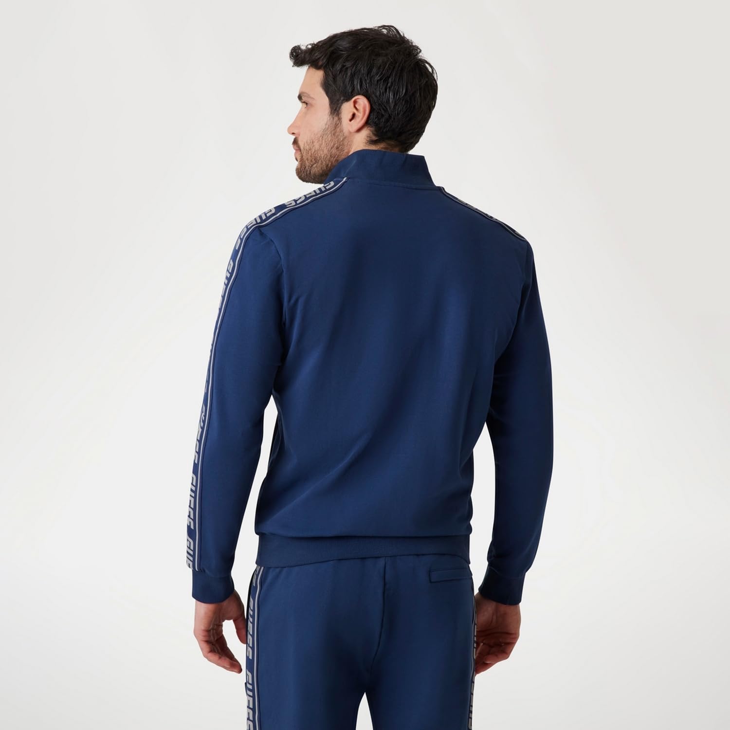 Guess Herren Eco Mickey Full Zip Sweatshirt Sweatshirt