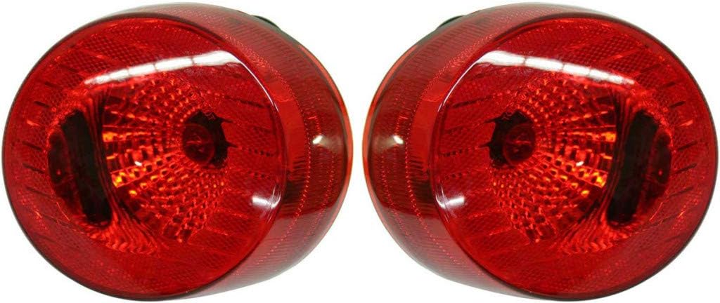 KarParts360 For 2005-2010 Chevy Cobalt Tail Light Assembly Pair Driver and Passenger Side w/Bulbs For GM2800184 GM2801184 | 15797855, 15797856