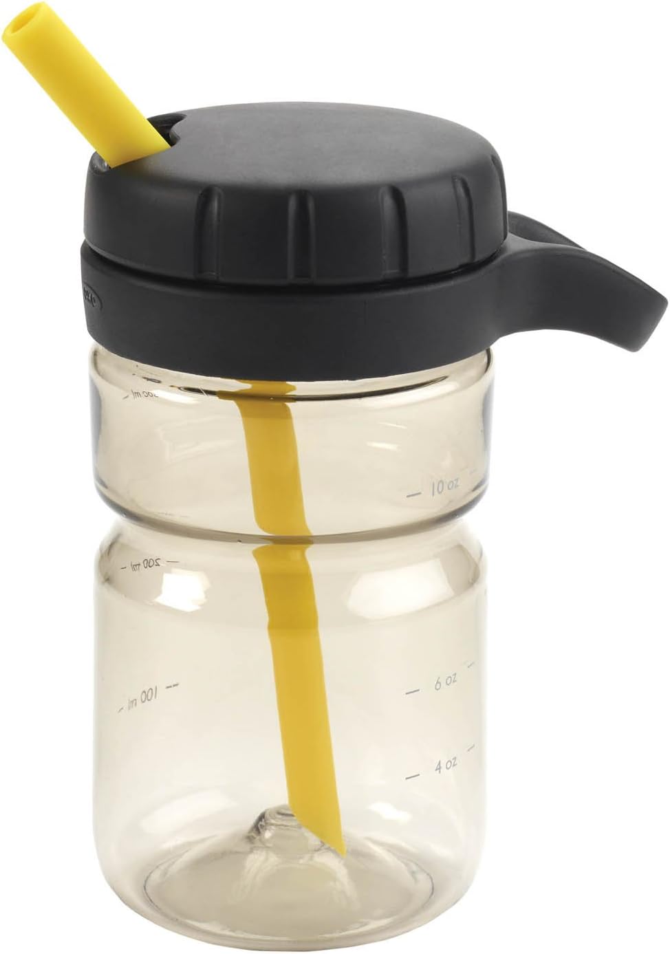 OXO Good Grips Twist Top Bottle, 12-Ounce, Gray/Yellow