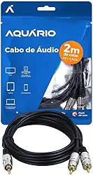 CABO P2 STEREO + 2 RCA - 2 METROS