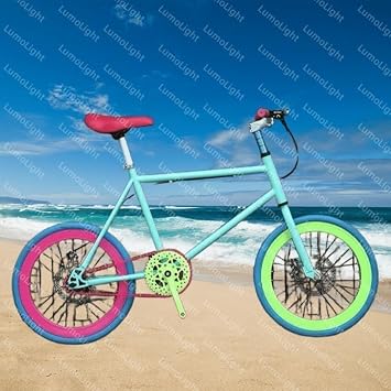 VoyageView20インチのディスクブレーキ付きミニバイク、軽量で持ち運び可能、積載量120kg、サドルの高さ調節可能、ブレーキ感度調節可能、小径滑り止めタイヤ、高炭素鋼フレーム、通勤や都市での乗馬に適した男性と女性、大人、子供、初心者に適しています ゴールデン 並行輸入品