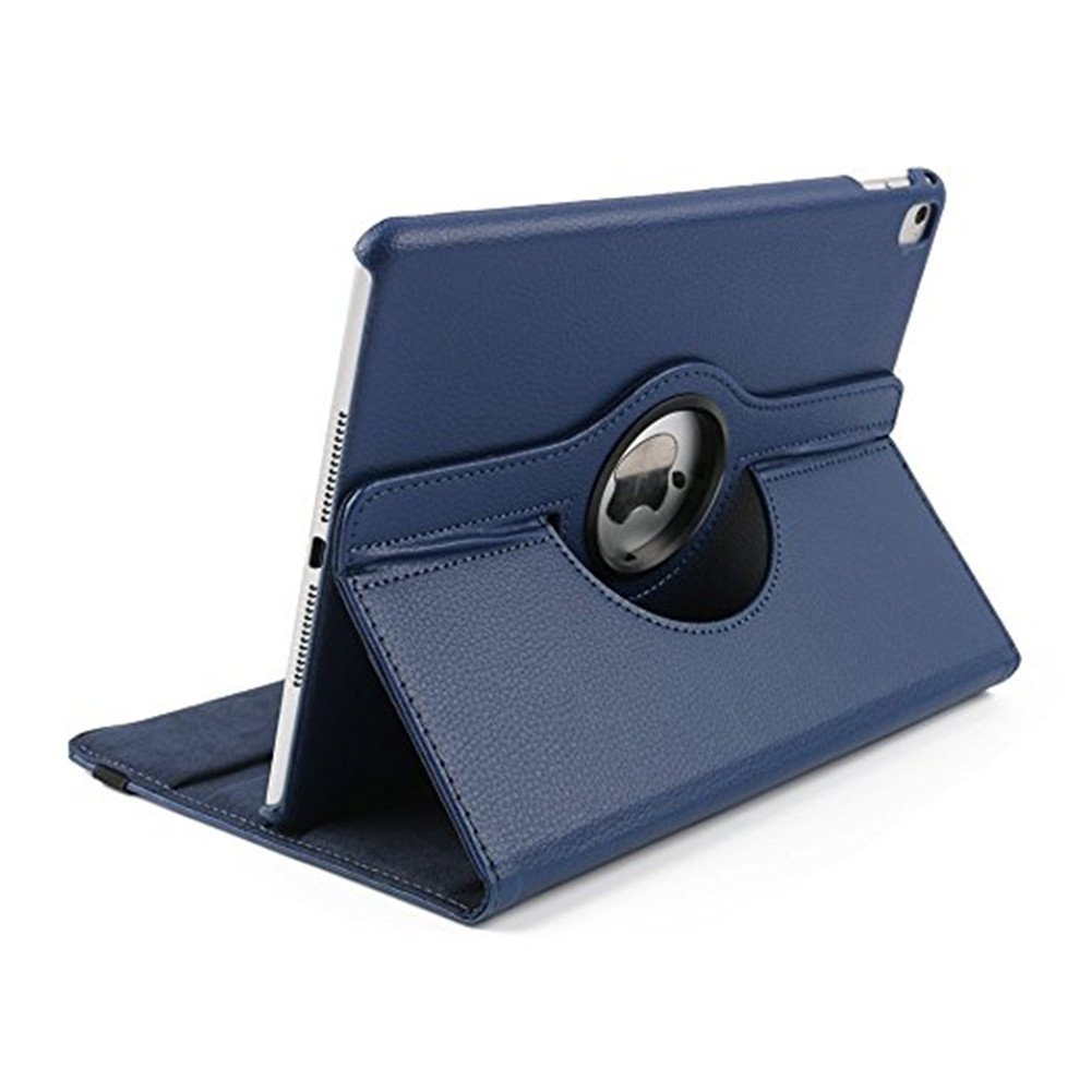 Cover for iPad Mini 3,Suney 360 Degree Rotating PU Leather Cover Multi Typing Angle Easy Viewing Hands-Free Stand Slim Full Body Protective Case Folio Cover for 7.9 inch iPad Mini 1/2/3 - Dark Blue