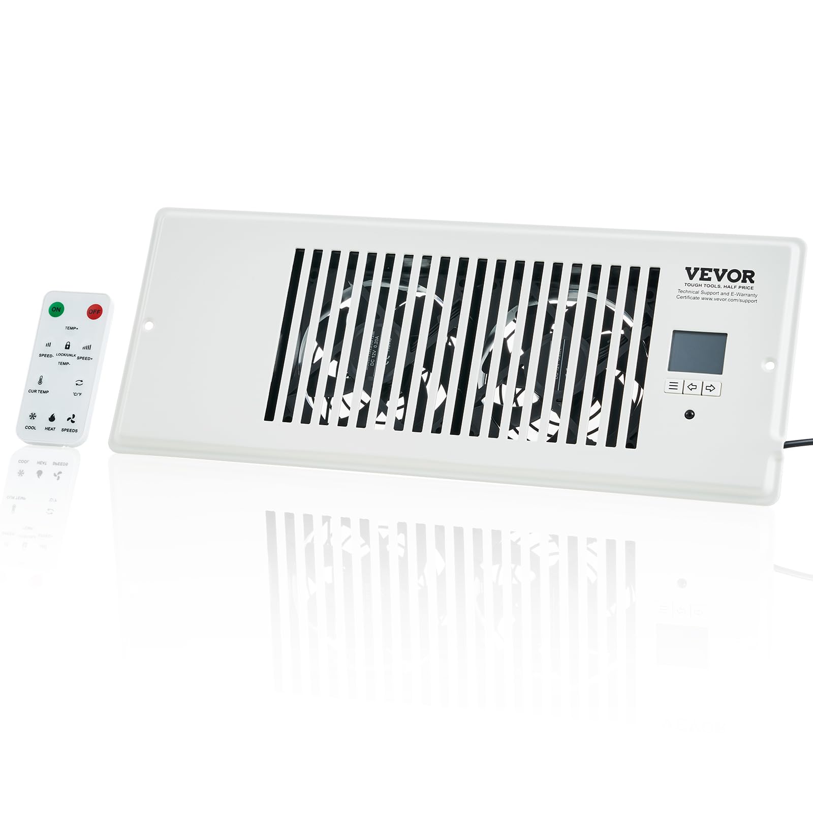 Ventilateur de registre VEVOR silencieux pour corriger les pièces froides ou mal chauffées