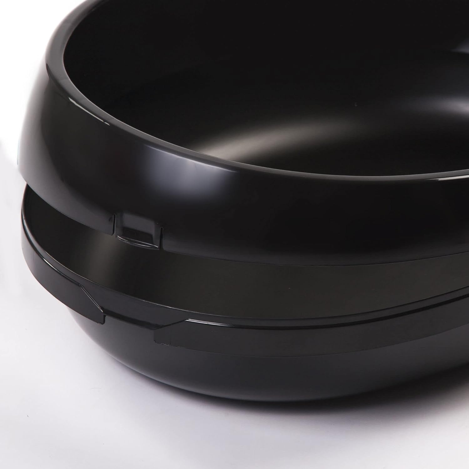 Iris Ohyama Cat Litter Tray with Scoop, Up to 4kg, Black, Open Top, Cat Litter Box, High Sided, for Kitten, Rabbit, Small Deep, BPA Free, Easy to Clean, PNE-480