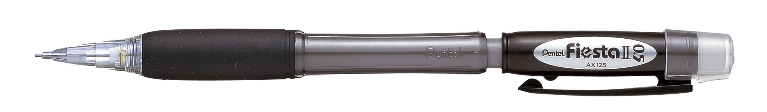 Pentel Fiesta - Lote de 12 Portaminas de 0,5 mm, color Negro