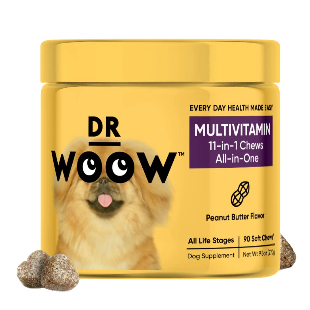 Sponsored Ad - Multivitamins for Dogs - Everyday Vitamins for Dogs | Gut Immune Health, Joint Heart Eye Support | Dog Supplements Glucosamine Chondroitin, Digestion Probiotics, Omega 3 Fish Oil | 90 Ct