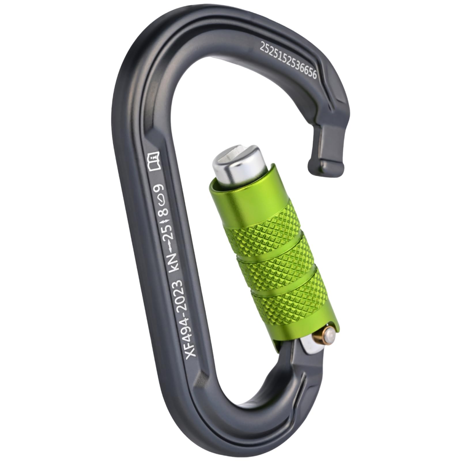 Moschettone in lega di alluminio a forma di D Gancio chiave Arrampicata Fibbia Outdoor Strumento Alpinismo Fibbia Attrezzatura Arrampic