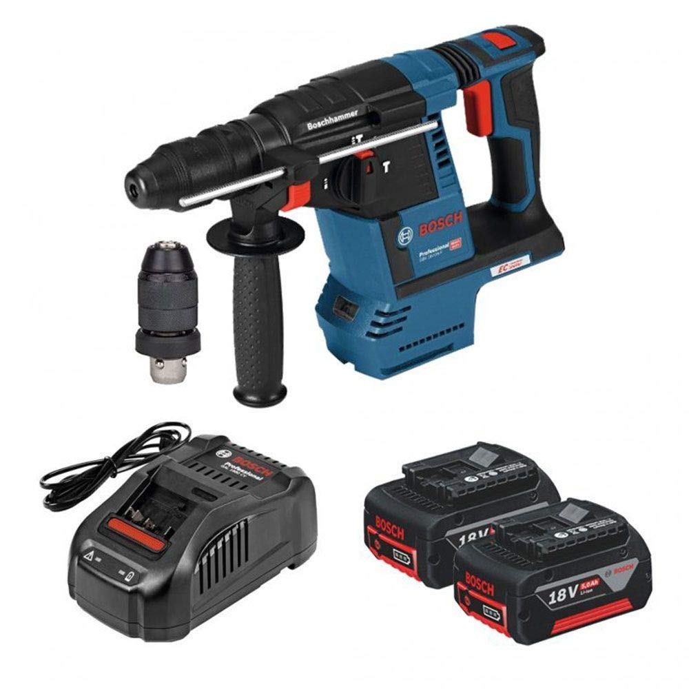 Bosch Professional GBH 18V-26F, perforateur burineur SDS Plus, 18V 6Ah
