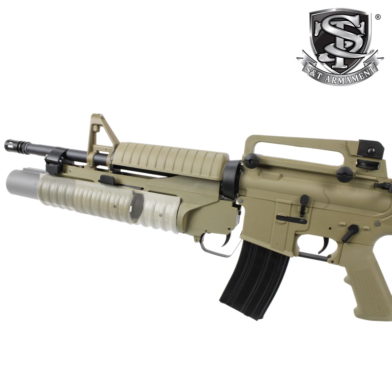 東京マルイ次世代電動ガン M4 s&t m203スコープ付き Amazon.co.jp: S&T M4A1 スポーツライン電動ガン with M203 グレネード