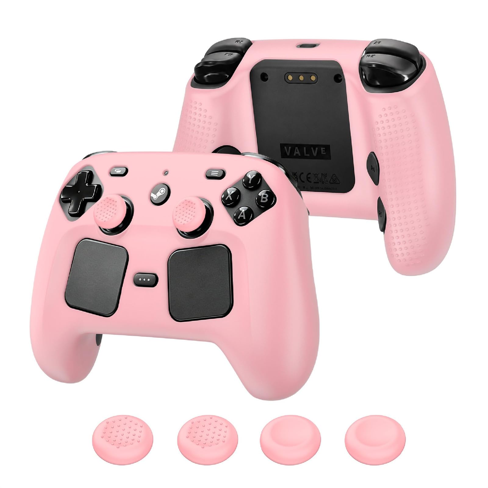 Custodia Silicone GIOPUEY Per Valve Steam Controller 2 – Ultrasottile Antigraffio E Antiuerto (Nero) - 5