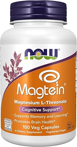 Now Foods Magtein 100 Cápsulas Vegetarianas