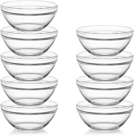 Small Glass Bowls Set