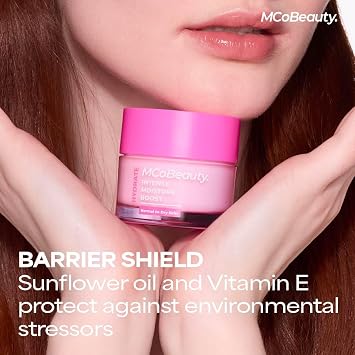 MCoBeauty - Hydrate Intense Moisture Boost - كريم غني بالبانثينول ودعم الحاجز - مرطب يومي للبشرة الجافة - كريم مرطب للوجه