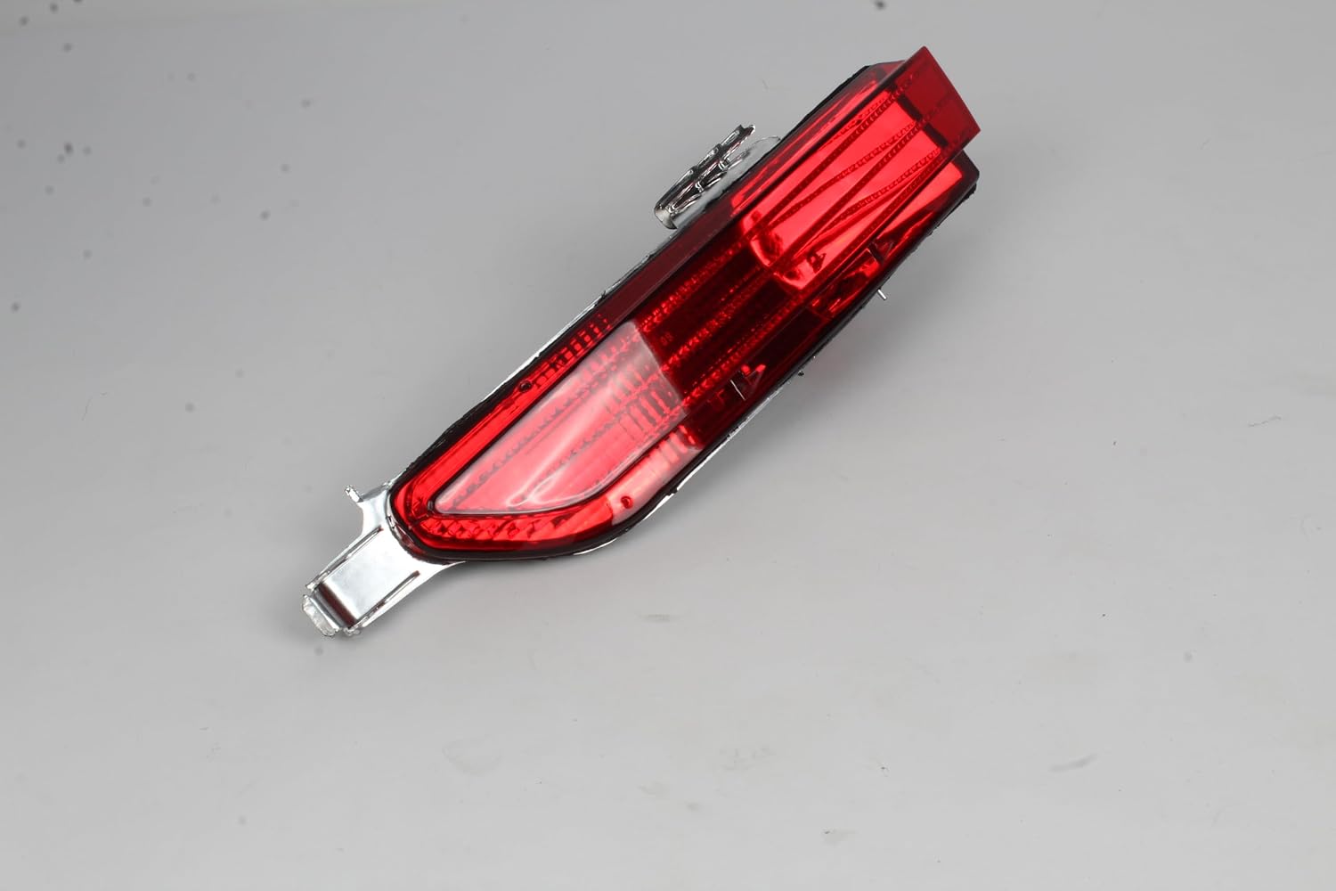 Left Driver Side Rear Bumper Reflector Light Lamp Fit for 2011 2012 2013 2014 VW Volkswagen Touareg, LED Red Lens Rear Bumper Tail Light, Tail Brake Light, 7P6945701D