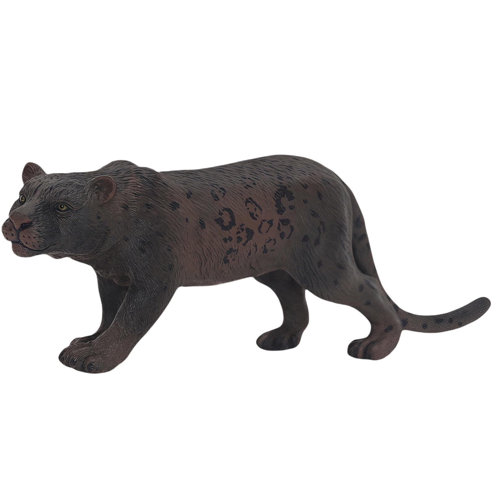 Gemini&Genius Leopard Animal Toy, Black Leopard Figurine, Wildlife Action Figure Toy, Great Gifts, Collection, Cake Topper, Storytelling Props and