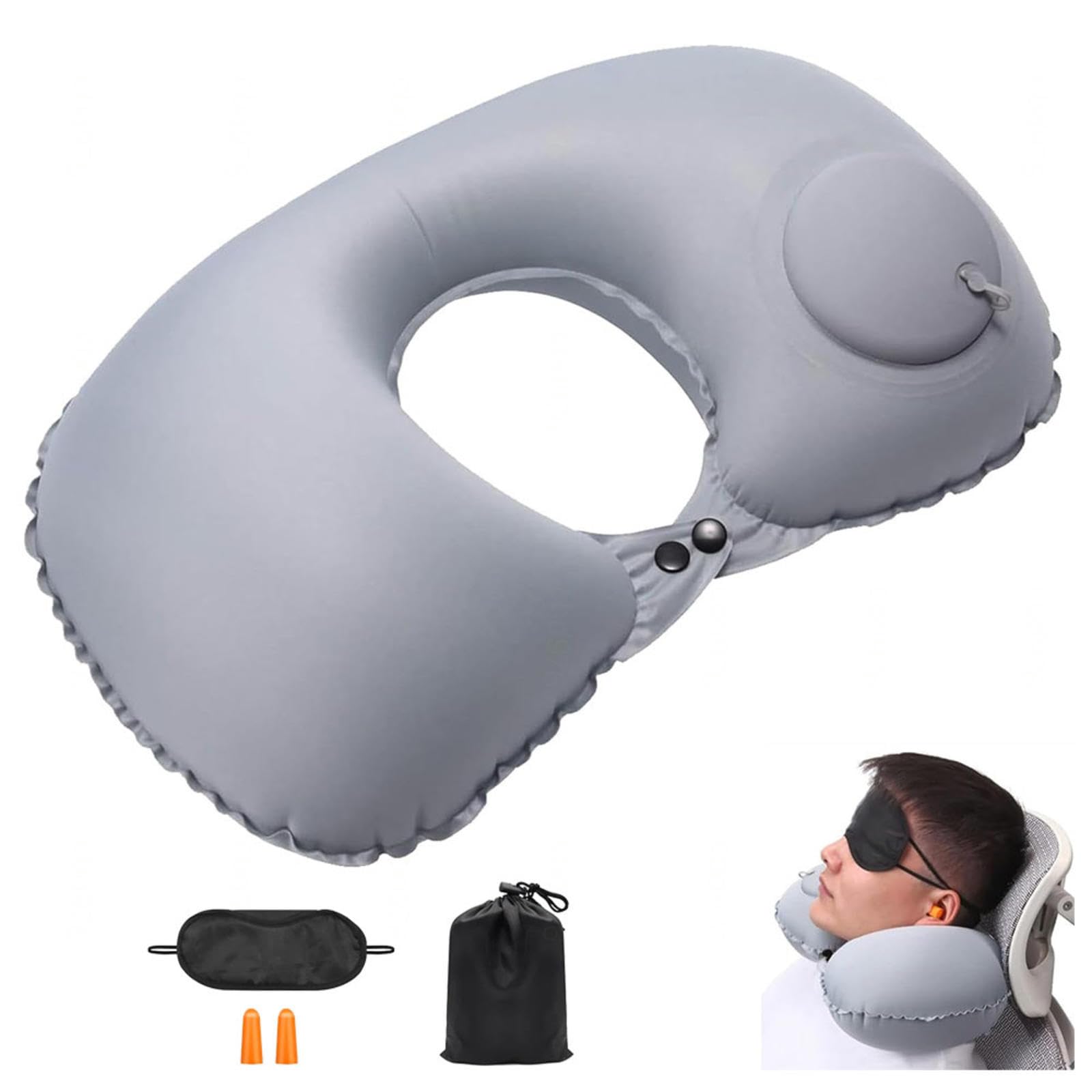 Cuscino per Sedile antidecubito, Cuscino per coccige per Dolore al coccige in Memory Foam, Cuscino per Sedile Auto per Mal di Schiena per Lunghe Ore seduti in Ufficio, Auto, B-Blue