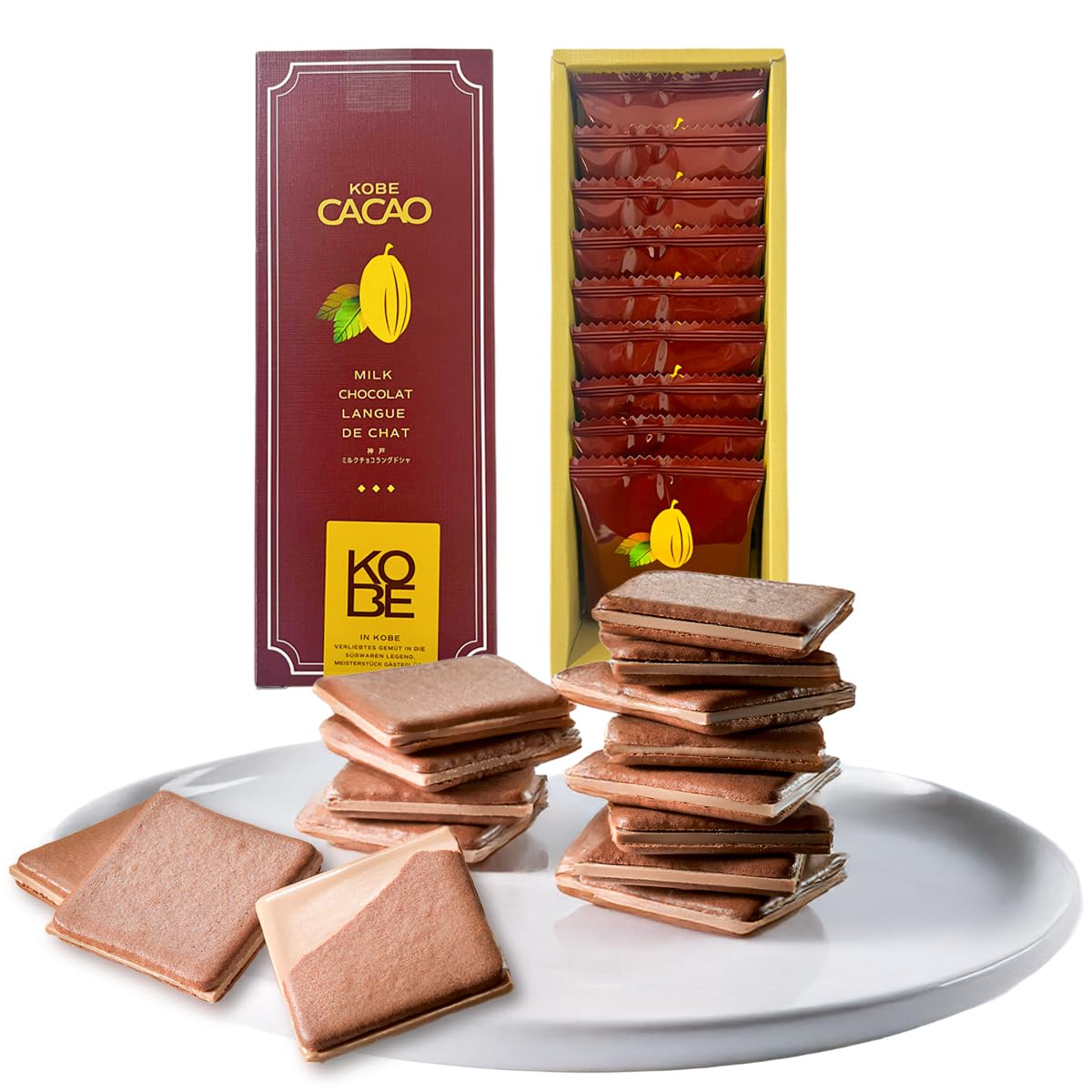 Amazon | コンディトライ神戸 ラングドシャ ミルクチョコ 9枚入 人気