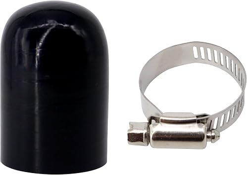 High Temperature 4-Ply Reinforced Silicone Hose Cap ID 1Inch25mm | Hose End Plug For Turbo Bypass Valve/Vacuum/Fix Leak/Throttle Body Water Port/Heater Core/Coolant Heater Bypass Vacuum Water
