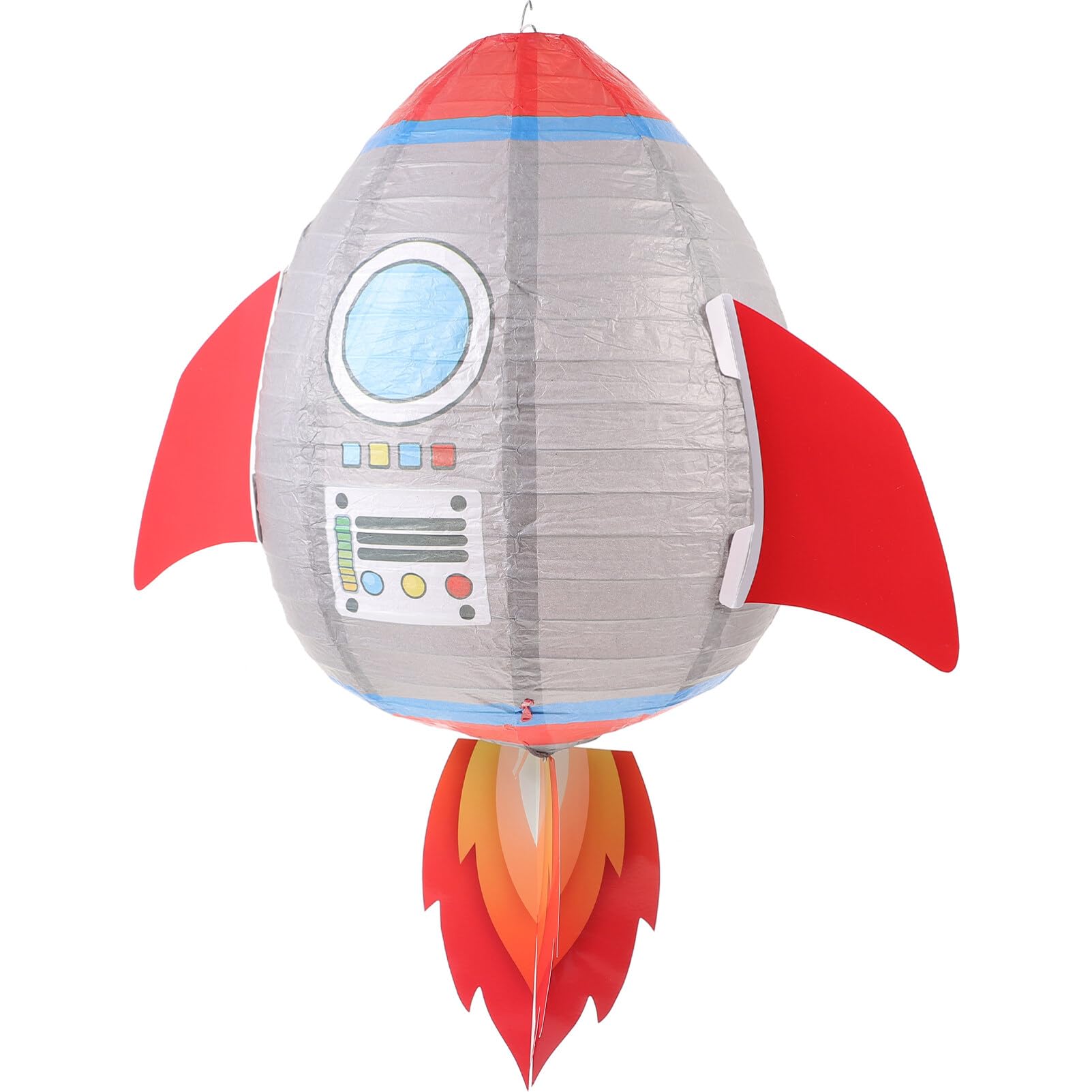 Kichvoe Space Theme Rocket Lantern Astronaut Birthday Party Decorations for Boys Paper Lantern Hanging for Wedding Christmas Festive