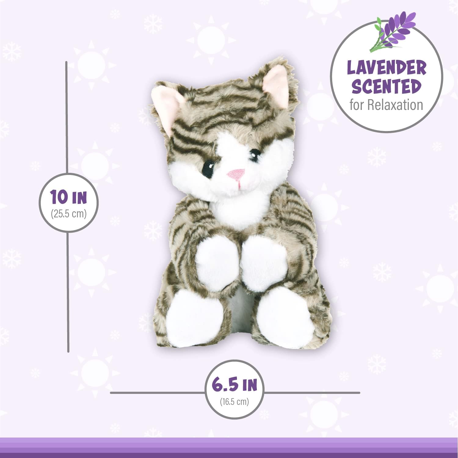 1i4 Group Warm Pals Microwavable Lavender Scented Plush Toy Stuffed Animal - Kiki Kitten