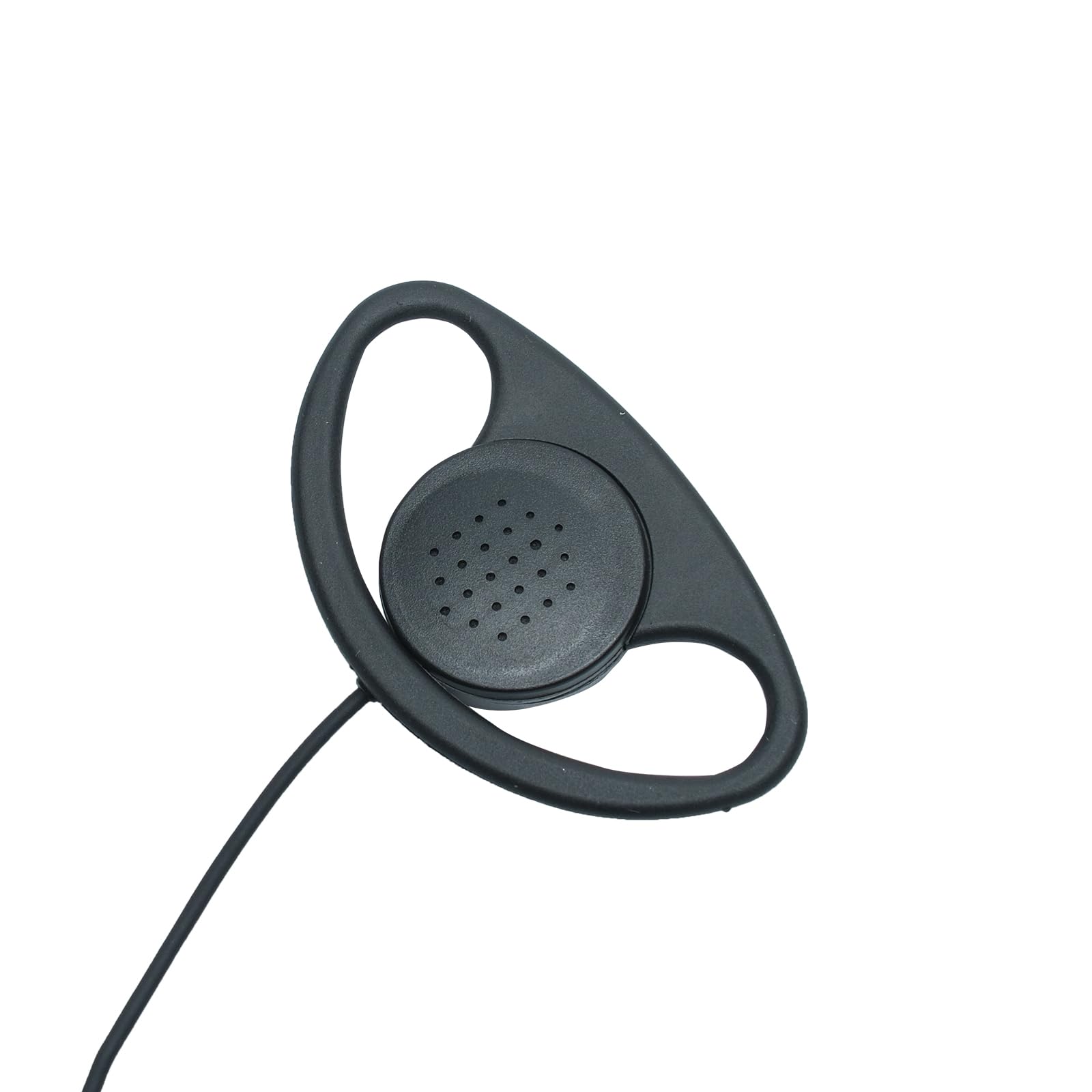10 sztuk 2,5 mm 1-pinowe krótkofalówki słuchawki z mikrofonem PTT kompatybilne z T600/T260/T200 Talkabout dwukierunkowe radiotelefony w kształcie litery D
